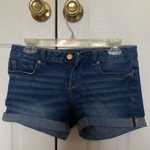 Aeropostale Dark Wash Jean Shorts